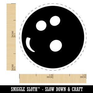 Bowling Ball Self-Inking Rubber Stamp for Stamping Crafting Planners