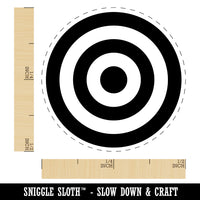 Bullseye Target Self-Inking Rubber Stamp for Stamping Crafting Planners