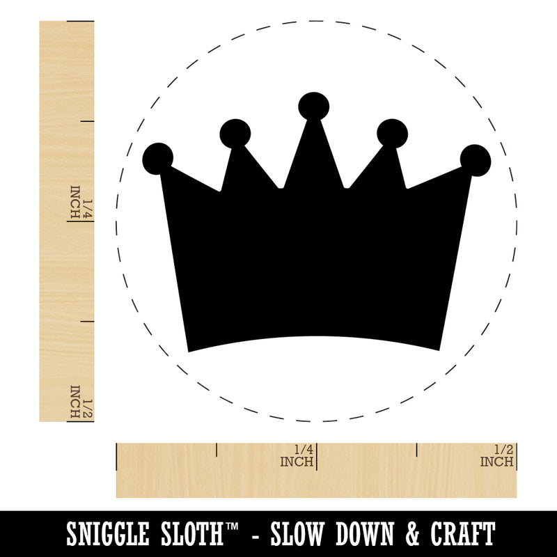 Crown King Queen Princess Self-Inking Rubber Stamp for Stamping Crafting Planners