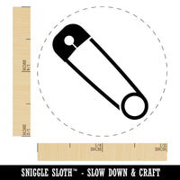 Safety Pin Self-Inking Rubber Stamp for Stamping Crafting Planners