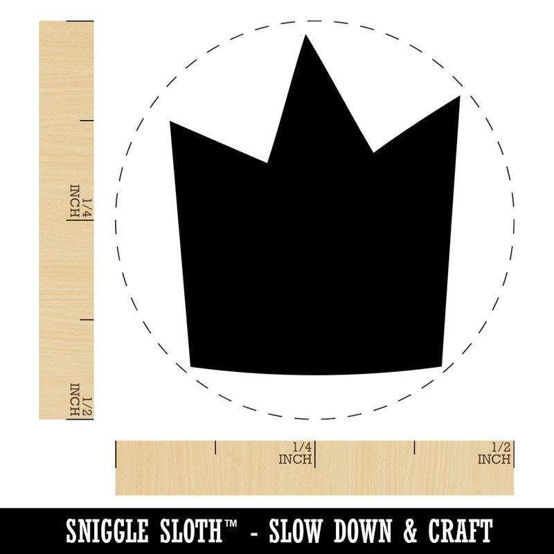 Silly Crown Self-Inking Rubber Stamp for Stamping Crafting Planners