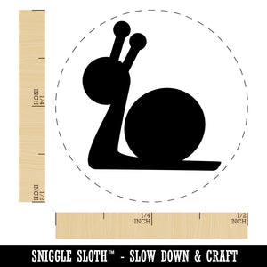 Snail Slow Solid Self-Inking Rubber Stamp for Stamping Crafting Planners