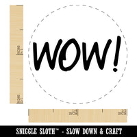 Wow Text Self-Inking Rubber Stamp for Stamping Crafting Planners