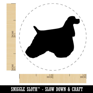 American Cocker Spaniel Dog Solid Self-Inking Rubber Stamp for Stamping Crafting Planners