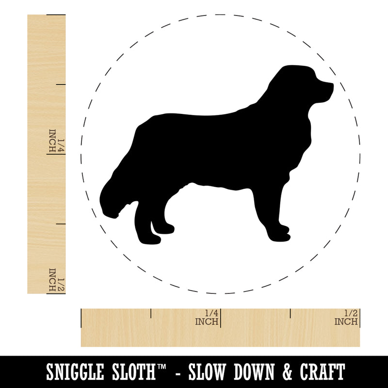 Bernese Mountain Dog Solid Self-Inking Rubber Stamp for Stamping Crafting Planners