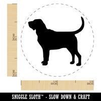 Bloodhound Dog Solid Self-Inking Rubber Stamp for Stamping Crafting Planners