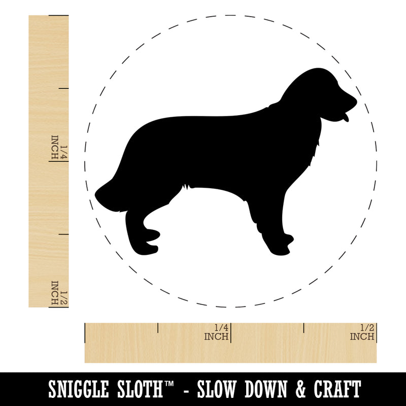 Golden Retriever Dog Solid Self-Inking Rubber Stamp for Stamping Crafting Planners