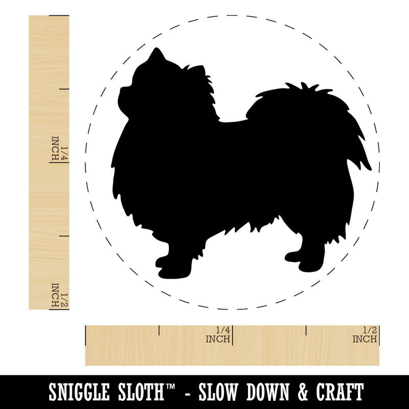 Long Coat Chihuahua Dog Solid Self-Inking Rubber Stamp for Stamping Crafting Planners