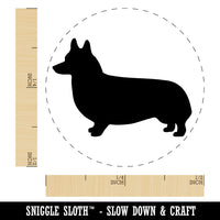 Pembroke Welsh Corgi Dog Solid Self-Inking Rubber Stamp for Stamping Crafting Planners