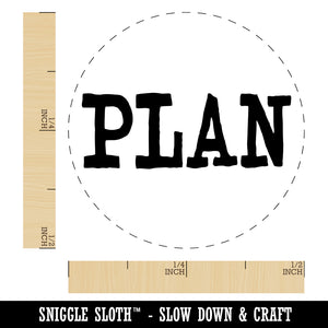 Plan Fun Text Self-Inking Rubber Stamp for Stamping Crafting Planners