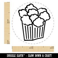 Popcorn Doodle Self-Inking Rubber Stamp for Stamping Crafting Planners
