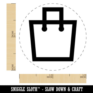 Purse Outline Shopping Self-Inking Rubber Stamp for Stamping Crafting Planners