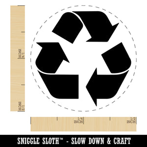 Recycle Symbol Solid Self-Inking Rubber Stamp for Stamping Crafting Planners