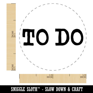 To Do Text Self-Inking Rubber Stamp for Stamping Crafting Planners