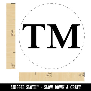 Trademark TM Symbol Self-Inking Rubber Stamp for Stamping Crafting Planners