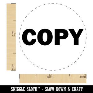 Copy Bold Text Solid Self-Inking Rubber Stamp for Stamping Crafting Planners