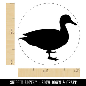 Duck Standing Solid Self-Inking Rubber Stamp for Stamping Crafting Planners