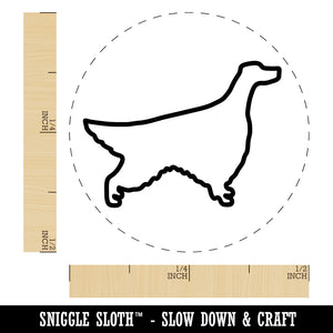 Irish Setter Dog Outline Self-Inking Rubber Stamp for Stamping Crafting Planners