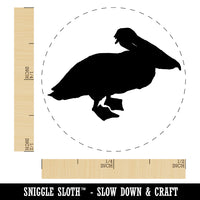 Pelican Bird Solid Self-Inking Rubber Stamp for Stamping Crafting Planners