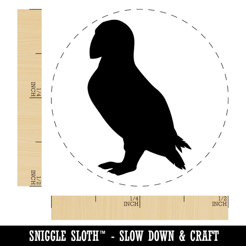 Puffin Bird Solid Self-Inking Rubber Stamp for Stamping Crafting Planners