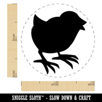 Baby Chick Chicken Standing Solid Self-Inking Rubber Stamp for Stamping Crafting Planners