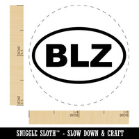 Belize BLZ Self-Inking Rubber Stamp for Stamping Crafting Planners