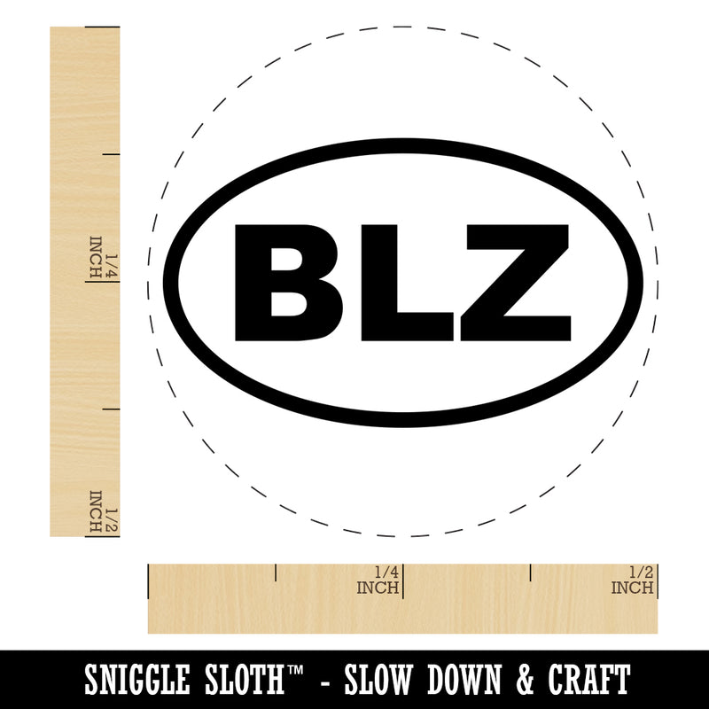 Belize BLZ Self-Inking Rubber Stamp for Stamping Crafting Planners