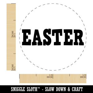 Easter Fun Text Self-Inking Rubber Stamp for Stamping Crafting Planners