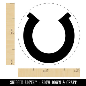 Horseshoe Lucky Solid Self-Inking Rubber Stamp for Stamping Crafting Planners