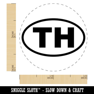 Thailand TH Self-Inking Rubber Stamp for Stamping Crafting Planners