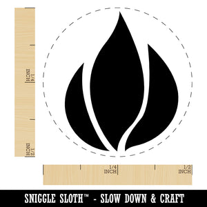 Fire Symbol Self-Inking Rubber Stamp for Stamping Crafting Planners