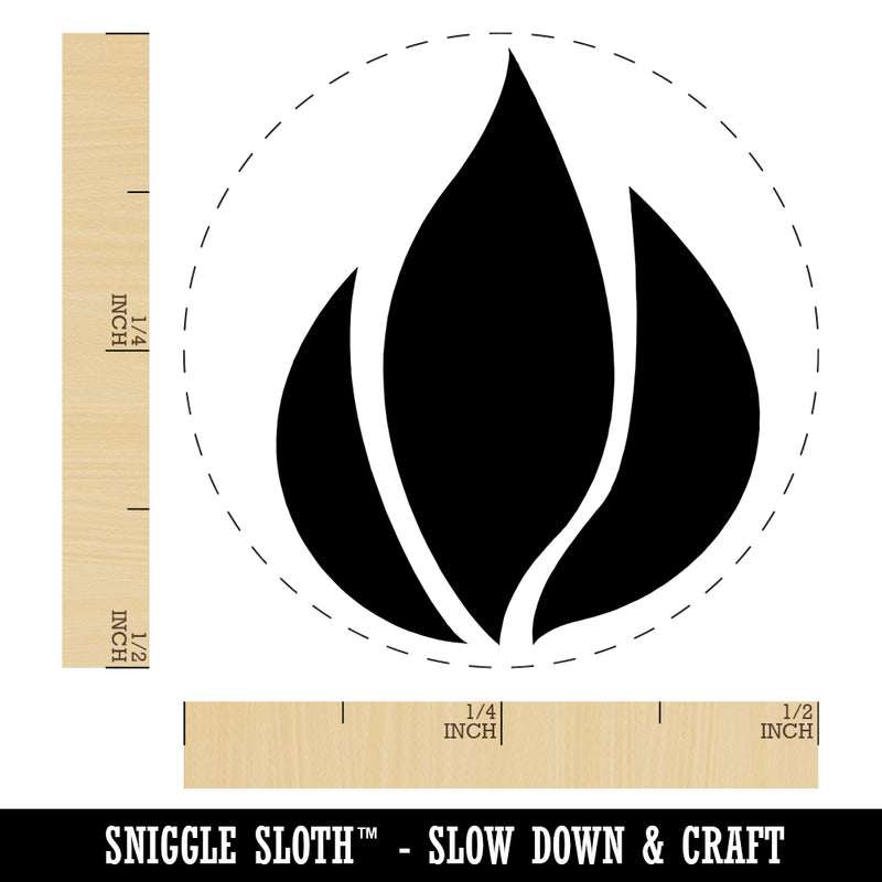 Fire Symbol Self-Inking Rubber Stamp for Stamping Crafting Planners