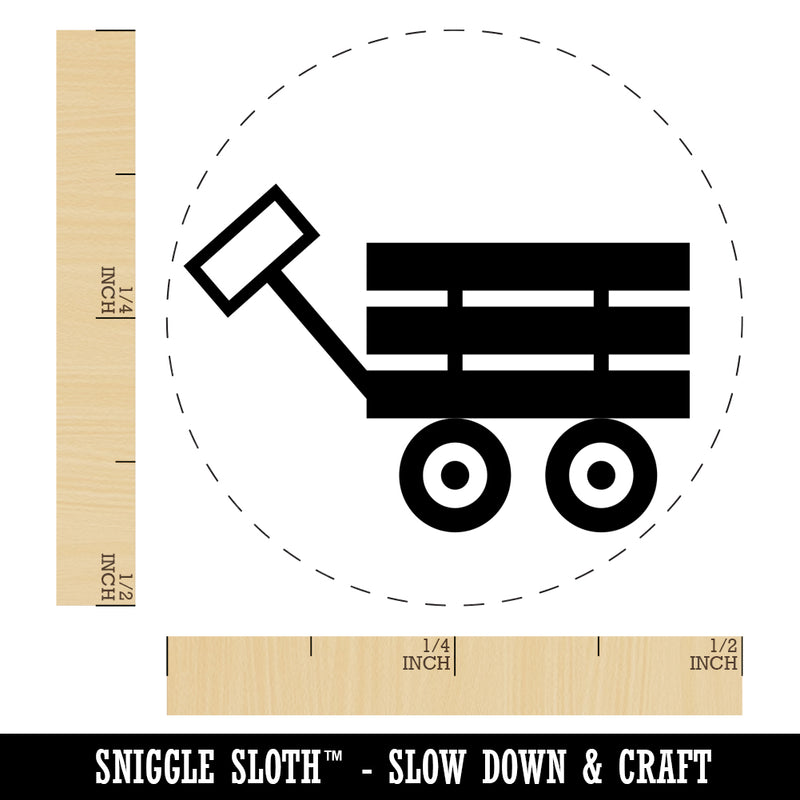 Fun Wagon Self-Inking Rubber Stamp for Stamping Crafting Planners