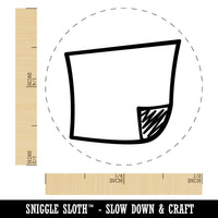 Paper Note Self-Inking Rubber Stamp for Stamping Crafting Planners