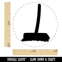 Push Broom Cleaning Self-Inking Rubber Stamp for Stamping Crafting Planners
