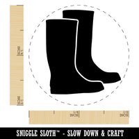 Rain Boots Solid Self-Inking Rubber Stamp for Stamping Crafting Planners