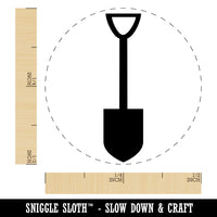 Shovel Silhouette Tools Self-Inking Rubber Stamp for Stamping Crafting Planners