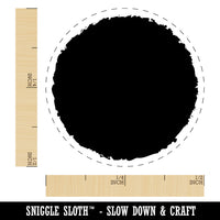 Sketchy Solid Circle Self-Inking Rubber Stamp for Stamping Crafting Planners