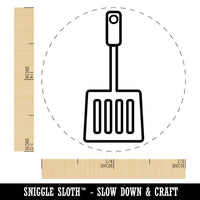 Spatula Cooking BBQ Self-Inking Rubber Stamp for Stamping Crafting Planners