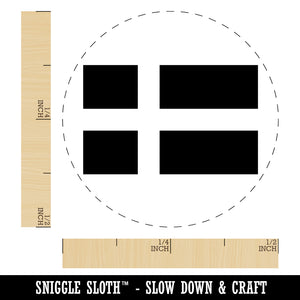 Sweden Flag Self-Inking Rubber Stamp for Stamping Crafting Planners