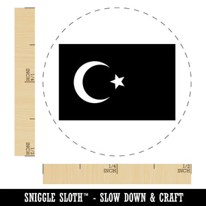 Turkey Flag Self-Inking Rubber Stamp for Stamping Crafting Planners