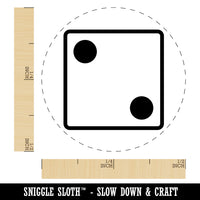Two 2 Dice Die Self-Inking Rubber Stamp for Stamping Crafting Planners
