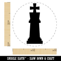 Chess King Piece Self-Inking Rubber Stamp for Stamping Crafting Planners