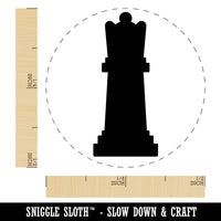 Chess Queen Piece Self-Inking Rubber Stamp for Stamping Crafting Planners