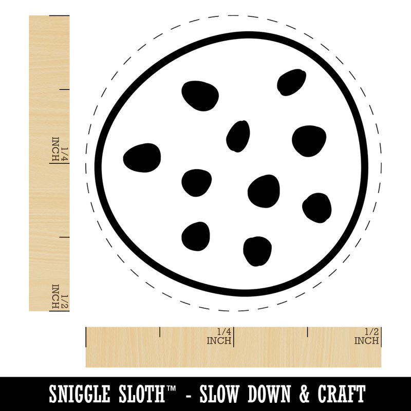 Chocolate Chip Cookie Self-Inking Rubber Stamp for Stamping Crafting Planners