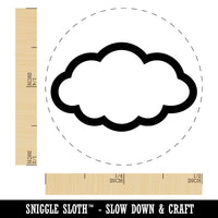 Cloud Outline Self-Inking Rubber Stamp for Stamping Crafting Planners