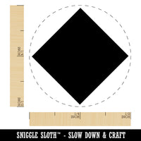 Diamond Shape Solid Self-Inking Rubber Stamp for Stamping Crafting Planners