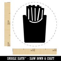 French Fries Self-Inking Rubber Stamp for Stamping Crafting Planners