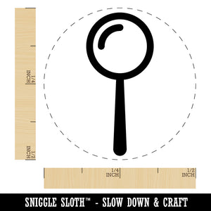 Magnifying Glass Self-Inking Rubber Stamp for Stamping Crafting Planners