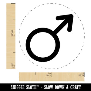 Mars Man Male Gender Symbol Self-Inking Rubber Stamp for Stamping Crafting Planners